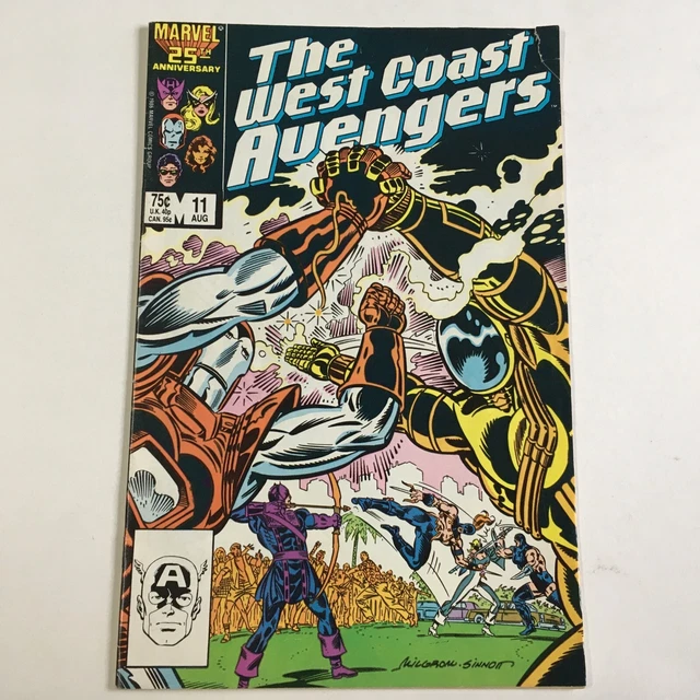 The West Coast Avengers #11 1986 Copper Age Marvel Comics GD/FN 1st series