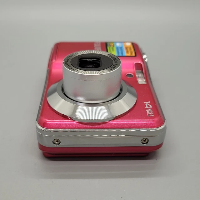 Fujifilm Finepix AV200 14,0 megapixel fotocamera digitale compatta rosa testata 15