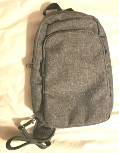 Made By Design™ - RFID Sling Backpack Gray - New w/out Tags - Free Ship MSRP $39