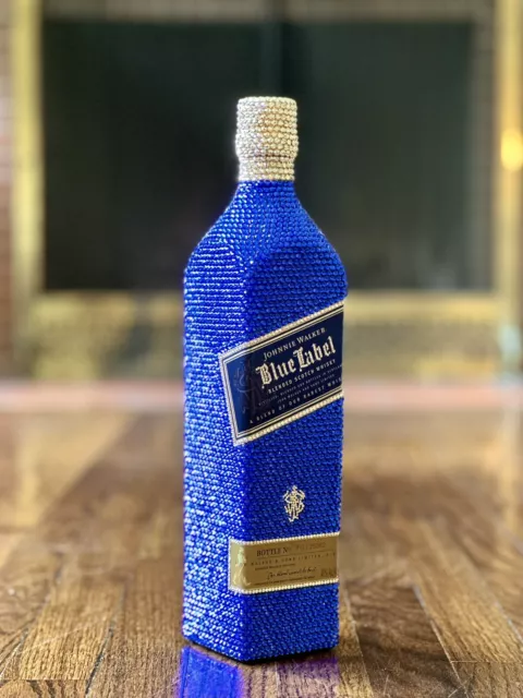 Bedazzled Johnnie Walker Blue Label Bottle