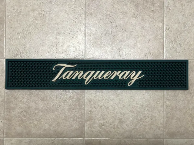 Tanqueray Bar Mat, Man Cave Beer Tap Mat Rubber - 20.5" x 3.25"