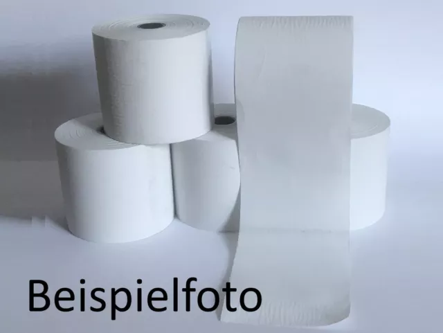 50 Additionsrollen Kassenrollen 57 mm X 12mm X 40 m Papier Bonrollen