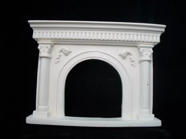 Fireplace - Arched UMF21 polyresin dollhouse miniature 1/12 scale