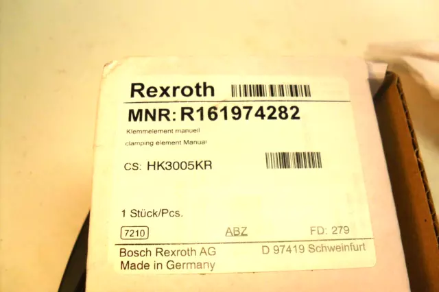 Rexroth R161974282 Manual clamping unit HK, 30