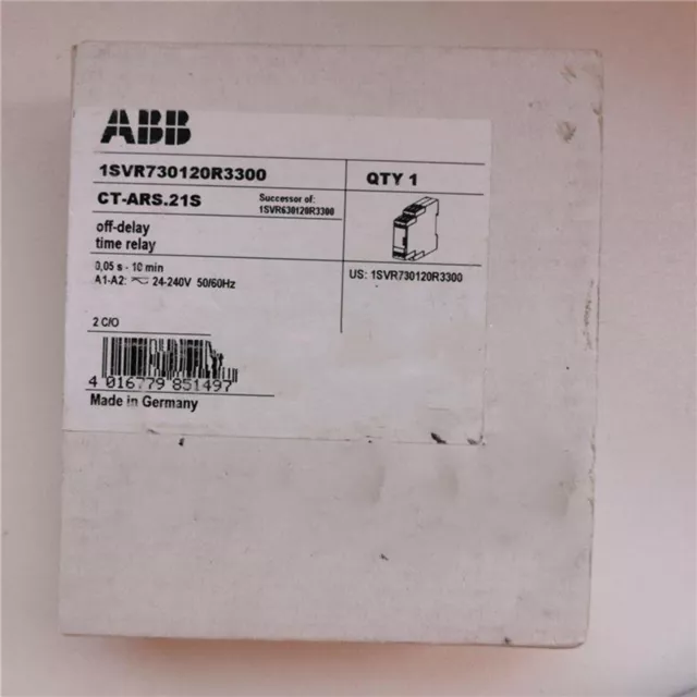 1PC NEW ABB CT-ARS.21S 1SVR730120R3300 Time Relay Free ship #YP1
