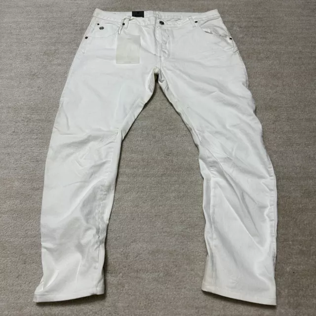 G-Star Raw Jeans Men's 36x32 Arc 3D Slim Stretch Denim Inza White NWT
