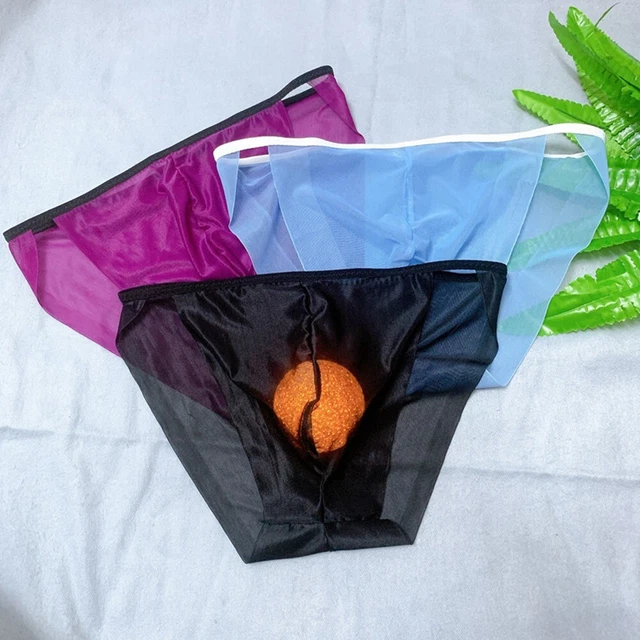 1 HOMME SEXY Maille Pur G-String Slip String sous-Vêtement Renflement ...