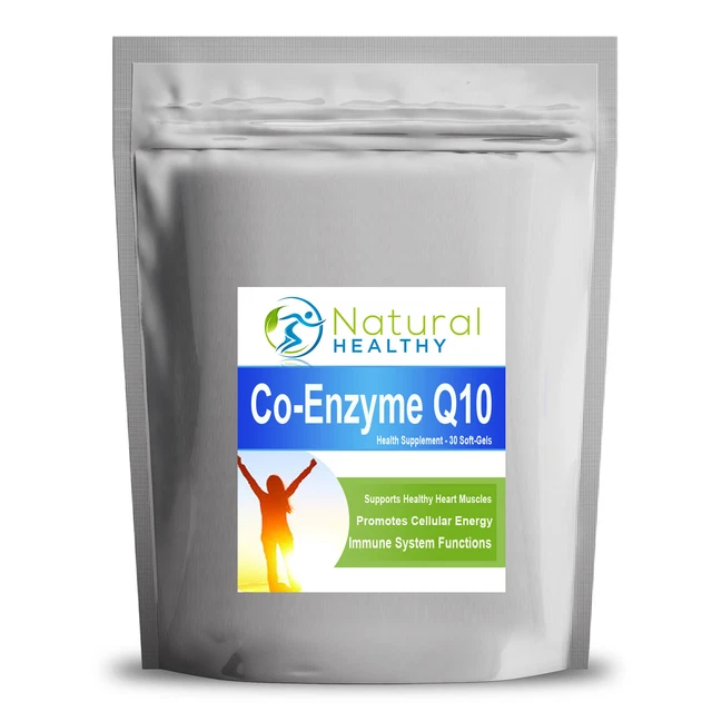 Co-Enzyme Q10 Coenzyme CoQ10 30mg Ubiquinol Antioxidant Heart Energy pill