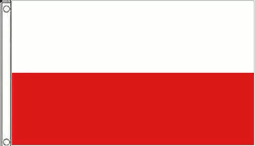 HUGE 8ft x 5ft Poland Flag Extra Large Massive Giant Polish Funeral Coffin Drape