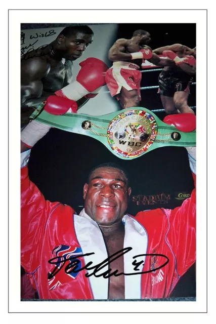 Frank Bruno Boxing Signed Autograph Photo Print