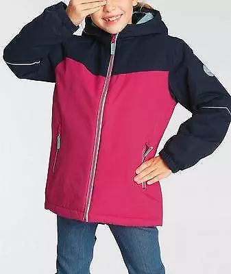 Polarino Kinder Mädchen Jacke Skijacke Winterjacke marine pink Gr. 80/86 NEU