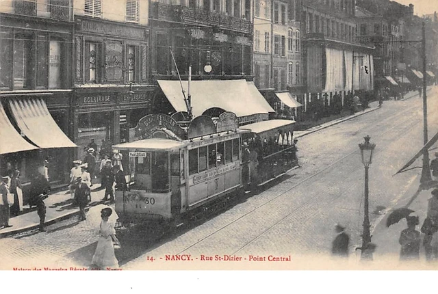 54 . n°205634. nancy. rue st dizier. point central. tramway