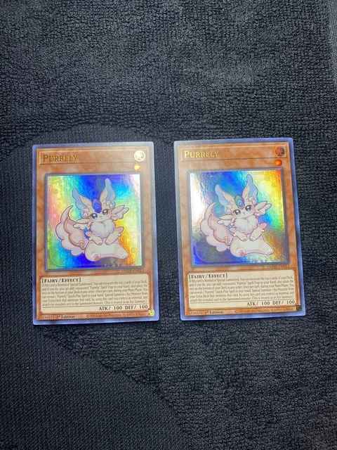 Yu-Gi-Oh! - Purrely - AMDE-EN013 - 1st Edition - Ultra Rare - Near Mint