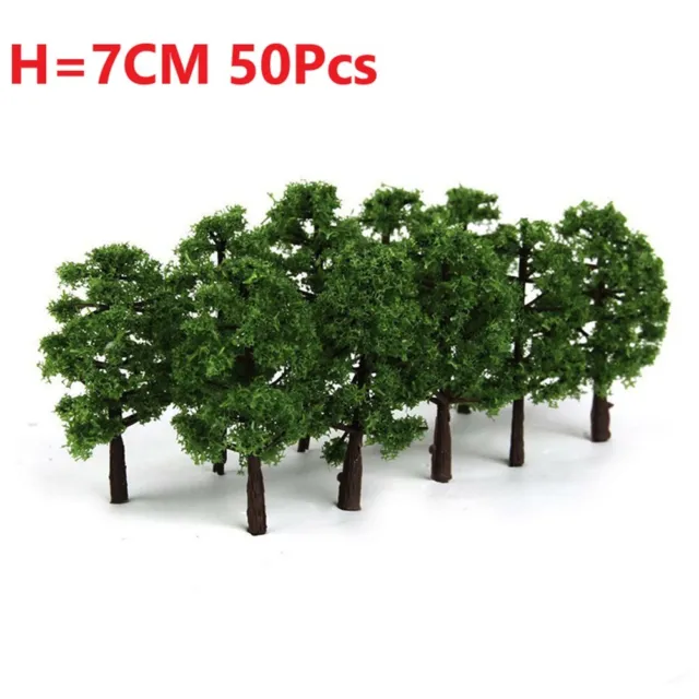 Arbres modèles en plastique flambant neuf environ 7 cm modèle arbre de haute q