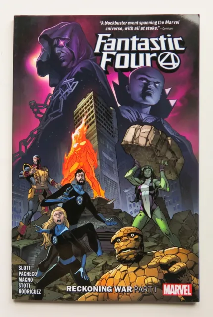 Fantastic Four Vol. 10 Reckoning War Part 1 Marvel Graphic Novel Comic Book