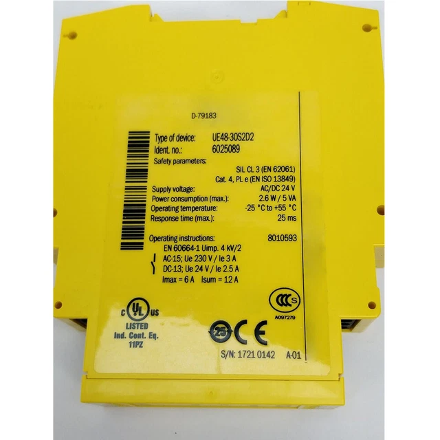 For SICK Safety Relay UE48-30S2D2 6025089