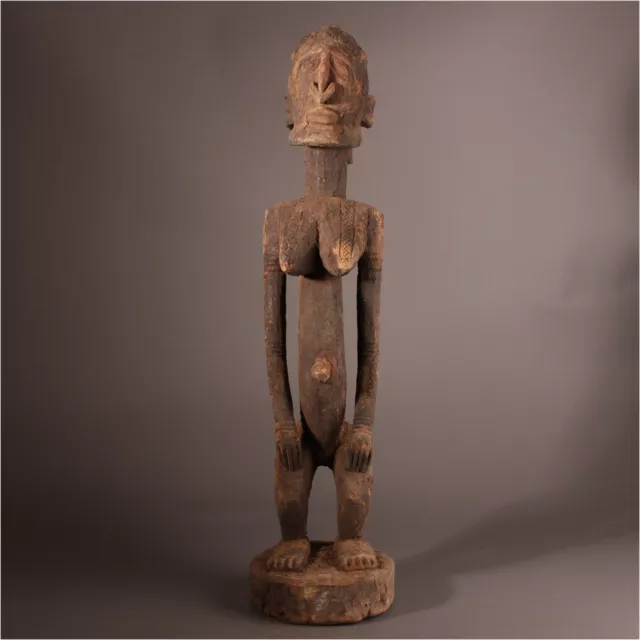 12364 Old Figure One Dogon Ancestor Mali 62 CM