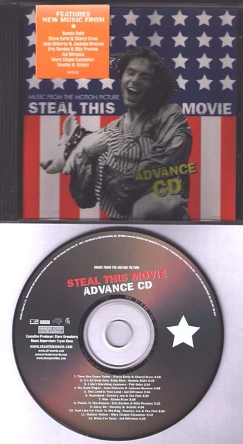 Advance-CD - RINGO STARR on V.A. - STEAL THIS MOVIE - MOTION PICTURE - USA nm.