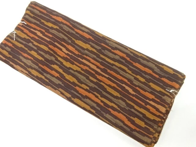 6785997: Japanese Kimono / Antique Araihari For Haori / Abstract Stripe