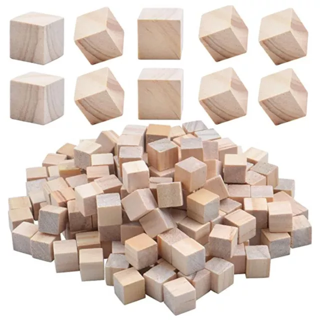 Blocks Hardwood Blocks Square Cubes Natural Solid Cube Wooden Cubes Wood Blocks