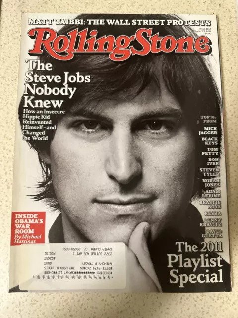 Rolling Stone Magazine Steve Jobs On The Cover October 2011 Issue 1142