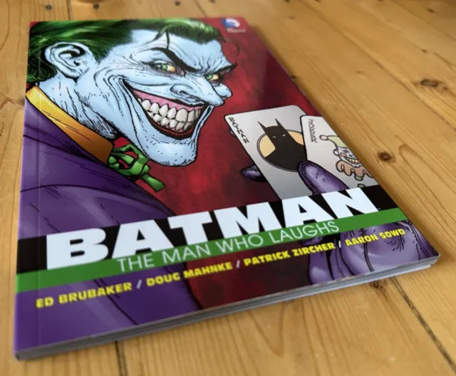 New Unread Batman The Man Who Laughs Tpb Dc Comics Joker Graphic Novel Paperback