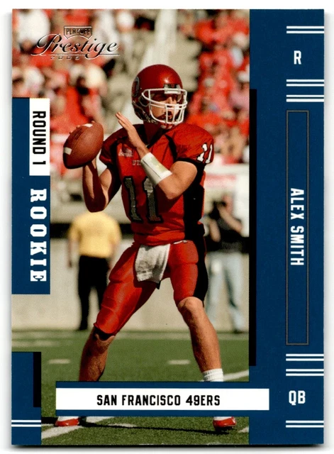 2005 Playoff Prestige Round 1 Rookie Alex Smith Rookie San Francisco 49ers #153