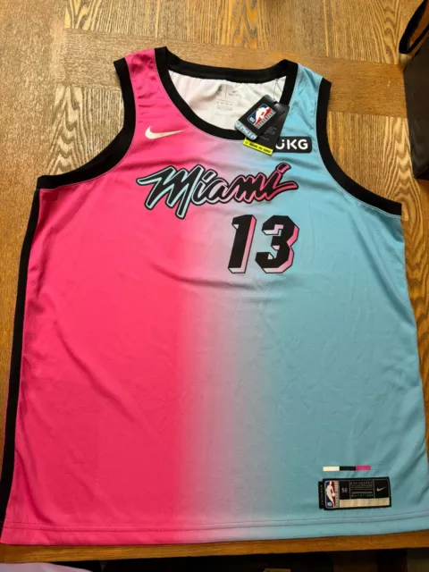 Authentic Bam Adebayo NBA Miami Heat Nike Vice Night Finale Jersey BNWT XXL