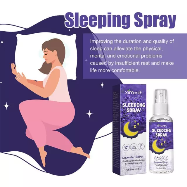 Lavender Essential Oil Pillow Sleep Spray Mist Fragrance Aromatherapy P3W9