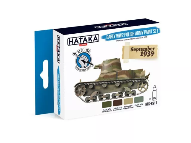 Early WW2 Polish Army Paint Set Hataka HTK-BS11