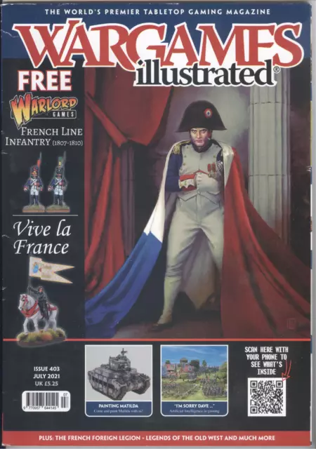 Wargames Illustrated Issue 403 (July 2021) Magazine Rules Miniature Hobby Games