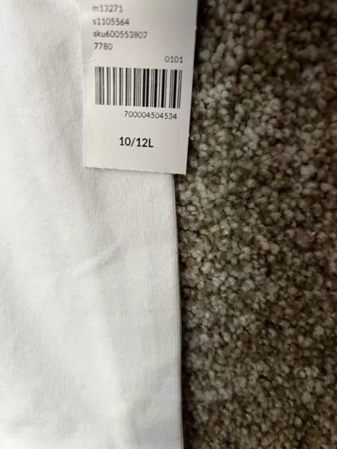 LANE BRYANT ESSENTIAL Cotton Cami White Top Size 10/12 Long $17.99 ...