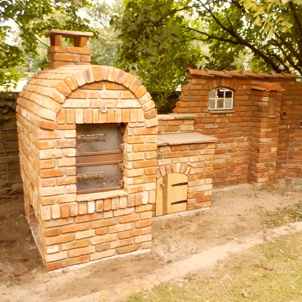 1 St. Ziegelstein Natursteinmauer Backsteine Outdoorküche Sichtschutz Pizzaofen