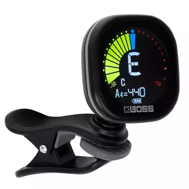 BOSS TU-05 Chromatic Clip On Guitar Bass Ukulele Tuner Rechargeable Battery