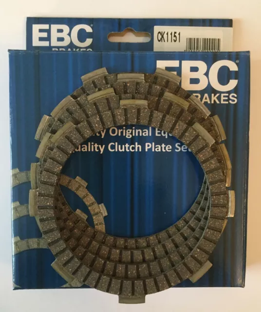 EBC Heavy Duty Clutch Plate Kit Fits Yamaha YBR125 CUSTOM (2008 to 2016)