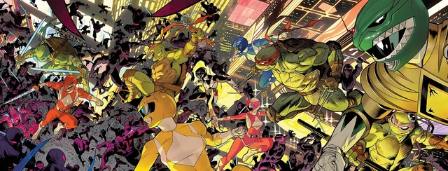 Mmpr Tmnt Ii #1 (Of 5) Cvr E Double Gatefold Var Mora (C: 1- (12/28)