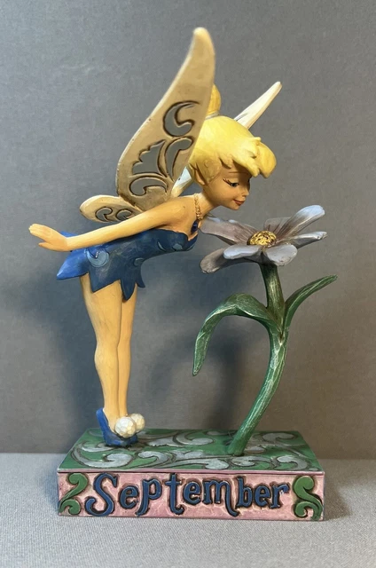 Disney Jim Shore Tinkerbell Showcase Collection September Birthstone Figurine
