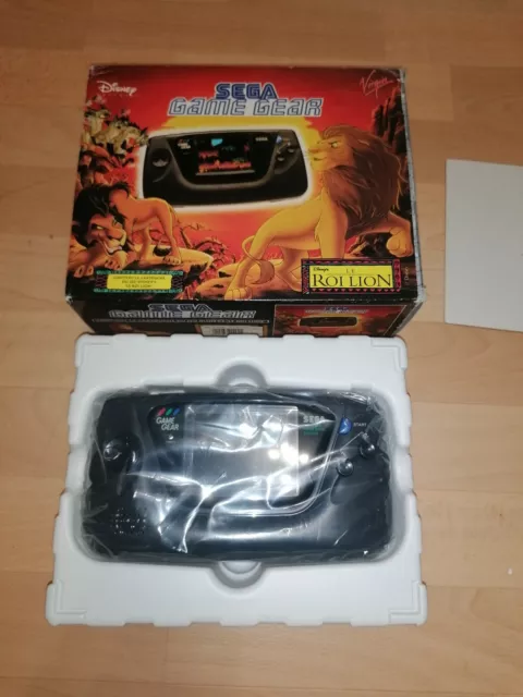 tres rare console sega game gear pack le roi lion fr neuve jamais servie