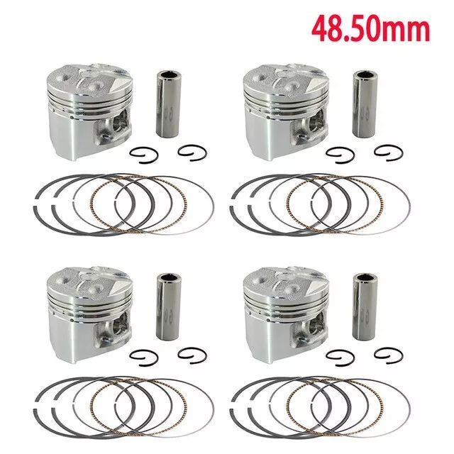 Piston pour Yamaha FZ250 FZR250 1HX ( 48,50mm ) ( 4 Pièces )