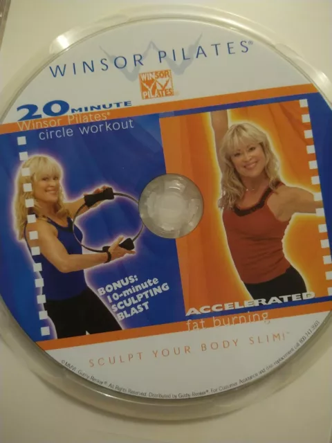 Winsor Pilates Dvd 20 Minute Workout Circle Accelerated Fat Burning Sculpt  Body