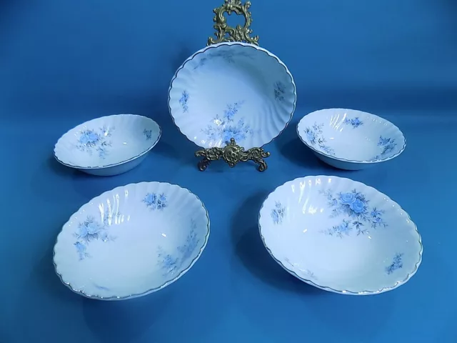 Johnson Bros Snowhite Regency Cereal Bowls x 5