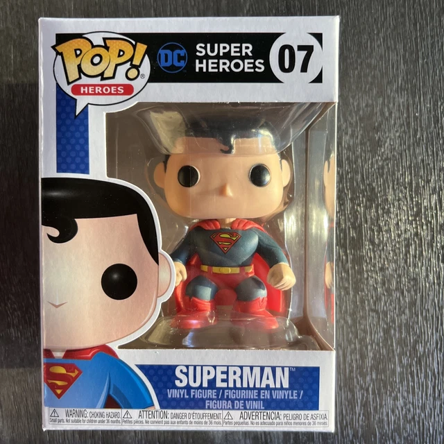 Funko Pop! DC Comics Super Heroes - Superman #07 Blue Box