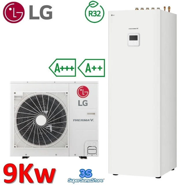 3S Pompa Di Calore Aria Acqua 9.0 Kw Lg Therma V Split - Accumulo Acs Integrato