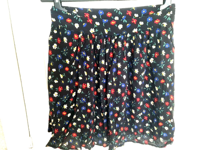 Jupe Portefeuille Kookaï En Tweed Et Laine - Taille 38, Grise, Comme Neuve