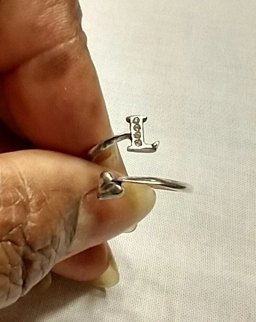 925 Avon Initial 'L' Ring (RNG087)