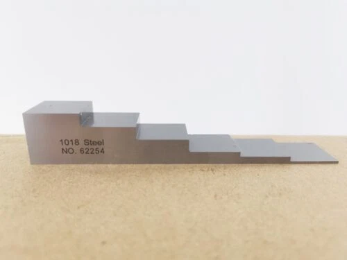 6 STEPS CALIBRATION Block for Ultrasonic Thickness Gauge 1 3 5 10 15