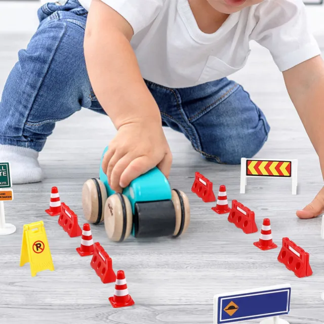 37 pz segnali stradali bambini costruzione strada mini gioco cono puzzle bambino