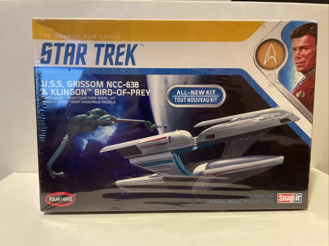 1/350 Polar Lights Star Trek Search For Spock USS Grissom NCC-638 Model Kit NEW