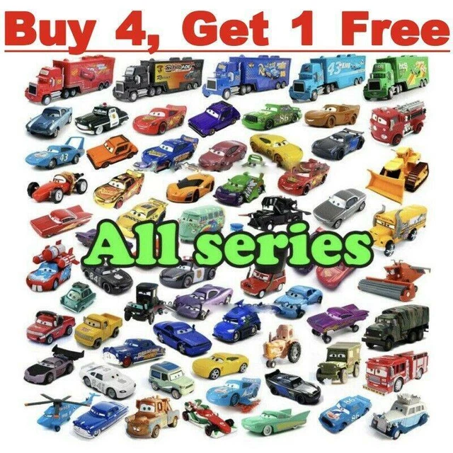 Disney Pixar Cars Lot Lightning McQueen 1:55 Diecast Model Car Toys Gift for Boy