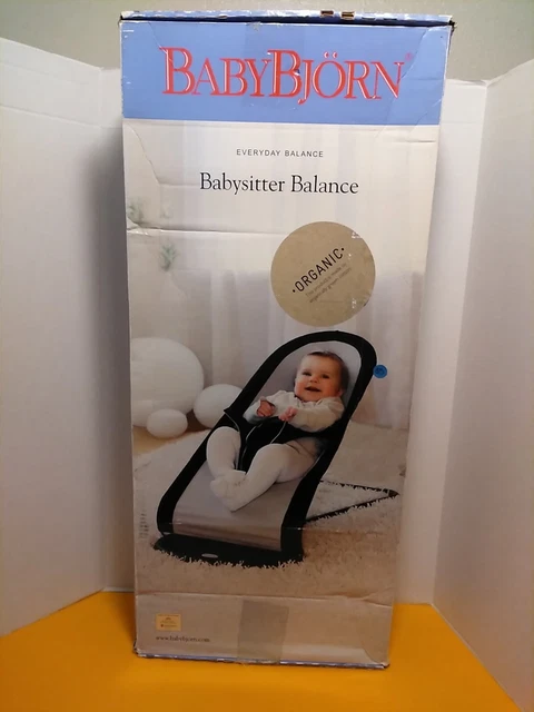 Baby Bjorn Bouncer Babysitter Balance - Organic Cotton - READ